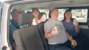 cancun transportation whit beer